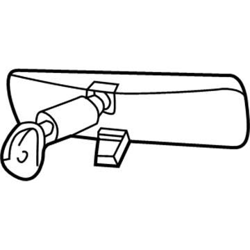 Jeep Scrambler Car Mirror - 55009784AC