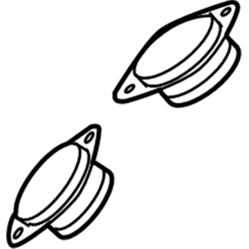 Dodge 68423672AA Instrument Panel Speaker