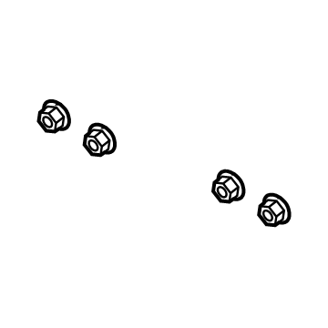 Ram 6512602AA Transmission Crossmember Nut