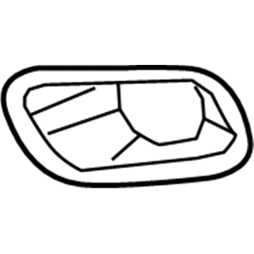 Mopar 68203220AA Lamp Cover, Front Passenger Side