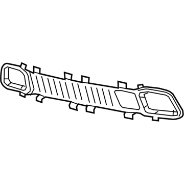 Mopar 68203216AA Lower Grille, Front