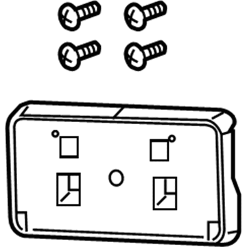 Jeep 68207291AC License Bracket