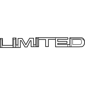 Mopar 68228200AC Nameplate, Rear