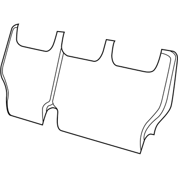 Dodge 1UT00DX9AA Seat Back Assembly