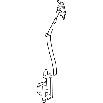 Mopar 5KS941DVAA Lap & Shoulder Belt, Gray, Front Outer Passenger Side