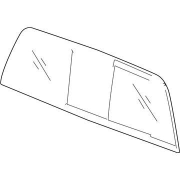 Dodge 55277241AI Back Glass