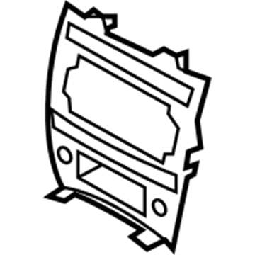 Jeep 1BK44AAAAE Center Bezel