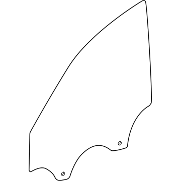 Dodge 68606987AA Door Glass