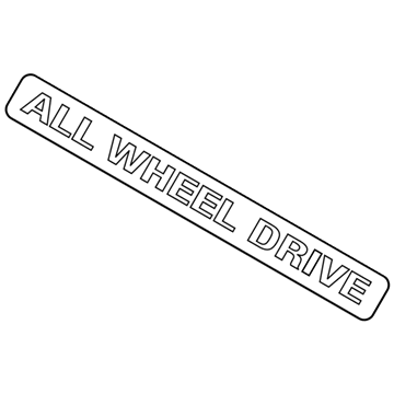 Chrysler 4857723AA Nameplate