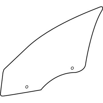 Chrysler 5074011AD Door Glass