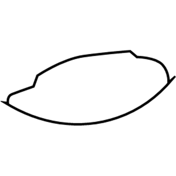 Mopar 55351243AA Blank Cover, Rear Driver Side Mopar 55351243AA Blank Cover, Rear Driver Side