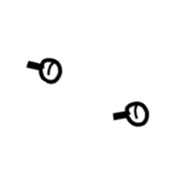 Chrysler 6505533AA Handle, Outside Screw