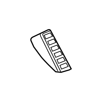 Jeep 1RK61XDVAB Foot Rest