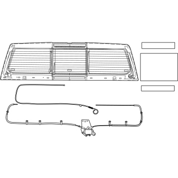 Ram 68631960AB Back Glass