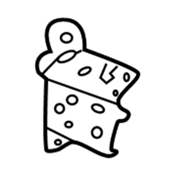 Dodge 55275634AA Lower Hinge