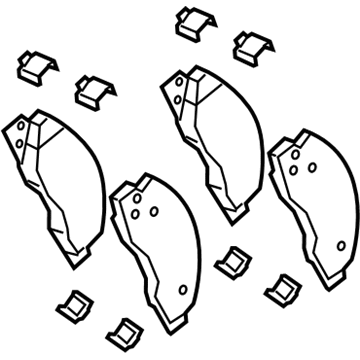 2022 Ram 2500 Brake Pad - 68453097AB