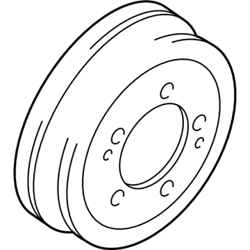 Chrysler MB895659 Drum