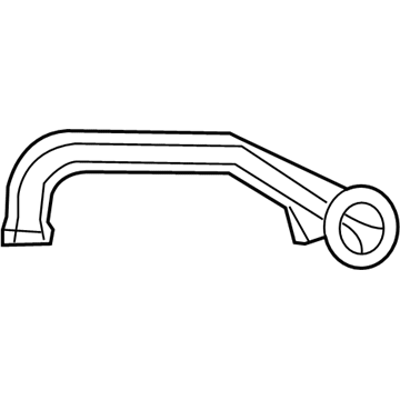 Mopar 4865546AA Outer Duct, Passenger Side