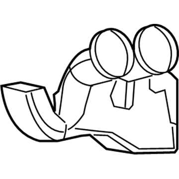 Mopar 4865552AA Center Duct Mopar 4865552AA Center Duct