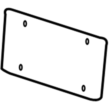 Dodge 4805956AA License Frame