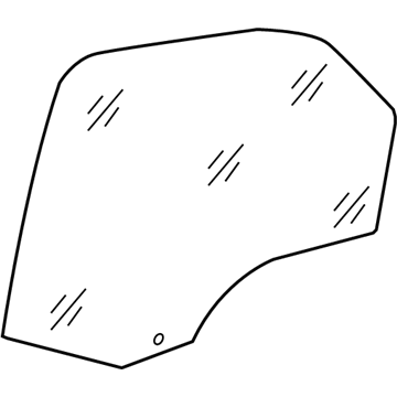 Jeep 57010154AB Door Glass