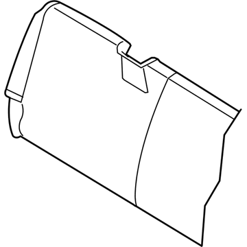 Mopar 1FF641D5AA Seat Back, Gray/Taupe, Rear