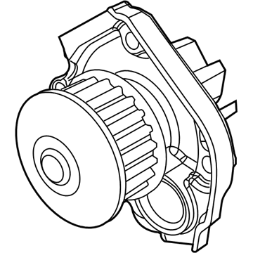 Jeep 68385387AA Water Pump