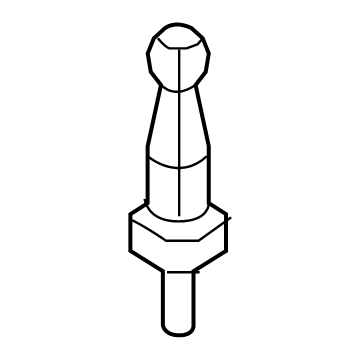 Chrysler 53013748AD Engine Cover Ball Stud