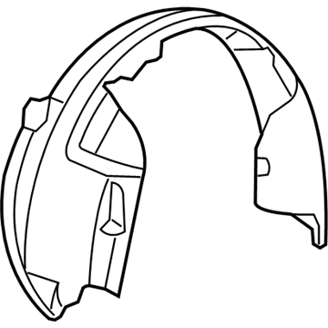 Chrysler 4814759AD Fender Liner