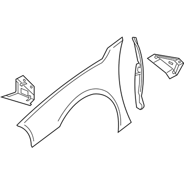 Chrysler 5018848AB Fender