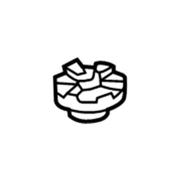 Jeep 68084176AA Radiator Isolator