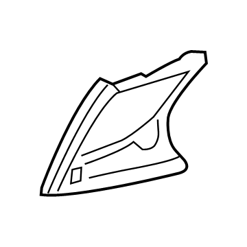 Mopar 5RJ07DX9AH Corner Trim, Black, Lower Driver Side