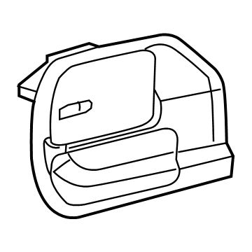 Chrysler 5SP35DX9AM Cargo Trim Panel