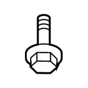 Dodge 6507342AA Skid Plate Screw