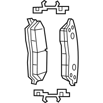 Chrysler 68501805AB Brake Pads