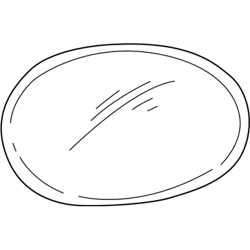 Chrysler 5018298AA Mirror Glass