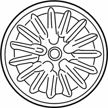 Dodge LG20PAK Wheel, Alloy