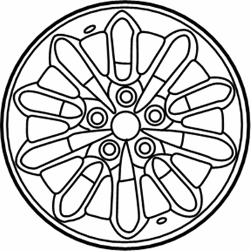 Chrysler 4782296AB Wheel, Alloy