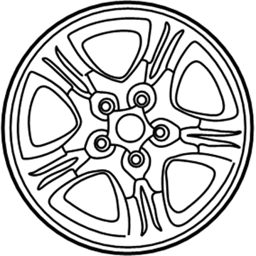 Chrysler LG30PAK Wheel Alloy