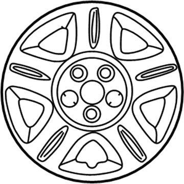 Chrysler 4284004 Wheel Cover