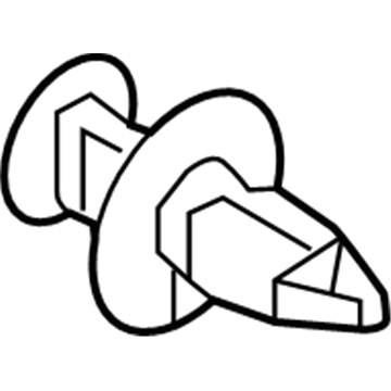 Jeep 6510891AA Rear Insulator Clip