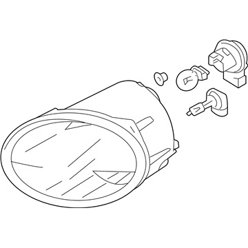 Chrysler MN133285 Fog Lamp Assembly