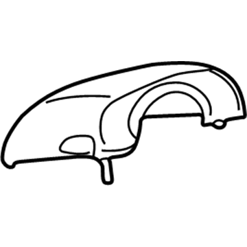 Dodge Ram 2500 Steering Column Cover - 5GE09BD1AD