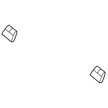 Mopar 1FX351DVAA Headrest, Slate Gray, Rear Mopar 1FX351DVAA Headrest, Slate Gray, Rear