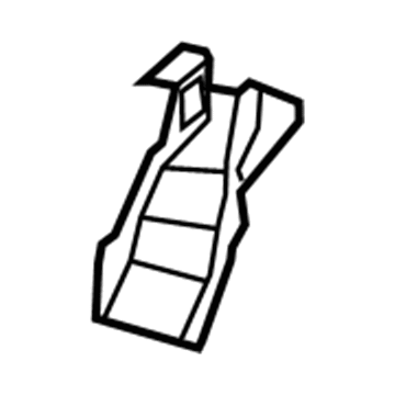 Mopar 68004443AA Strap Bracket, Rear Outer Driver Side