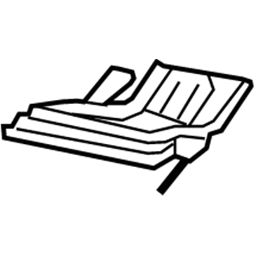 Dodge 68004626AA Cushion Frame