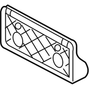 Dodge 55076597AE License Mount