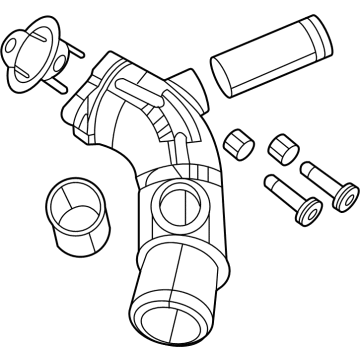5048749AC Mopar Tube - Water Pump Illustration 1 of 1