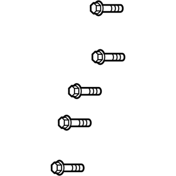 Jeep 6511769AA Cross Over Pipe Bolt