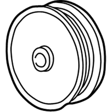 Jeep Wrangler A/C Idler Pulley - 4854092AC